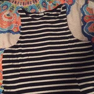 High neck black and white dress 💋